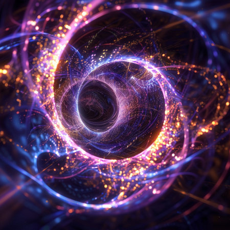 Abstract fractal. Fractal art background for creative design. Decoration for wallpaper, desktop, poster, cover booklet. Print for clothes, t-shirt. Creative illustration for designの素材