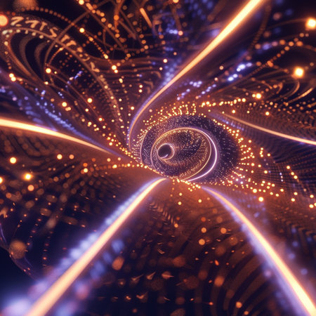 Abstract fractal. Fractal art background for creative design. Decoration for wallpaper, desktop, poster, cover booklet. Print for clothes, t-shirt. Creative illustration for designの素材