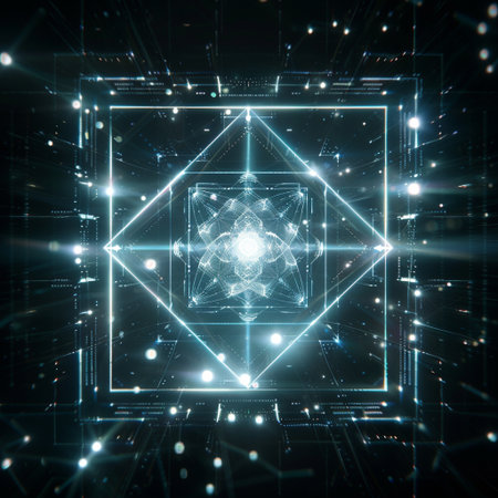 Abstract technology concept background, 3D rendering, 3D illustration.の素材