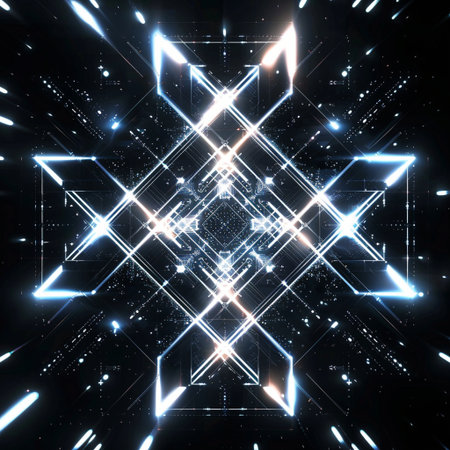 Abstract 3d rendering of wireframe planets. Futuristic background.の素材