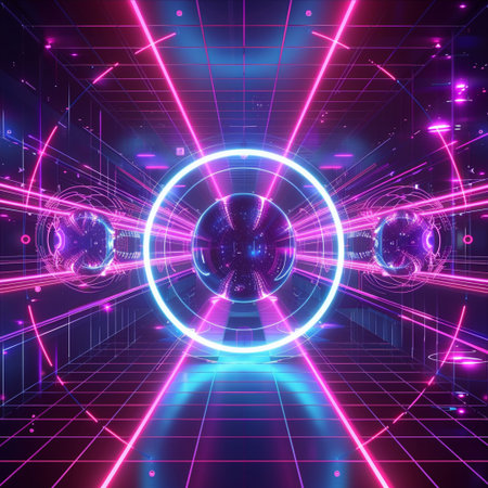 Abstract technology concept background. Vector illustration. Futuristic technology style.の素材