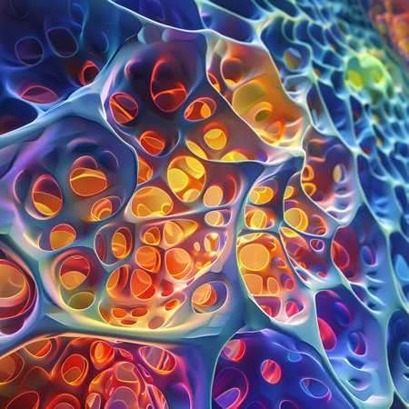 Abstract fractal. Fractal art background for creative design. Decoration for wallpaper, desktop, poster, cover booklet. Print for clothes, t-shirt. Creative illustration for designの素材