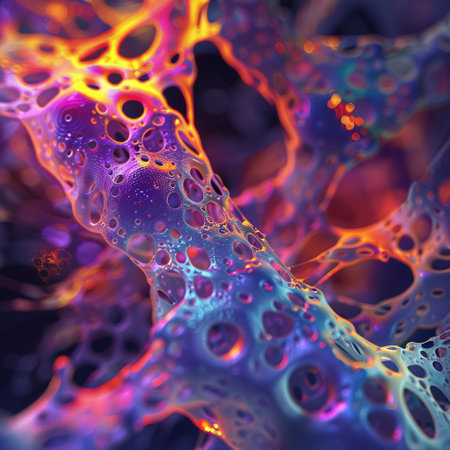 abstract fractal background a computer-generated 2D illustration, textureの素材