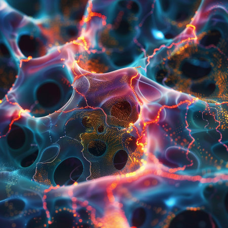 3D abstract fractal. Fractal art background for creative design. Decoration for wallpaper, desktop, poster, cover booklet.の素材