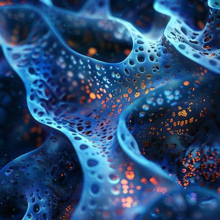 Abstract fractal background. Design element for brochure, advertisements, presentation, web and other graphic designer works. Digital collage.の素材