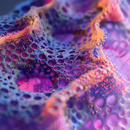 abstract fractal background a computer-generated 2D illustration, textureの素材