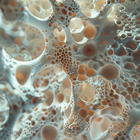 3d rendering of abstract fractal shapes. Computer generated graphics.の素材