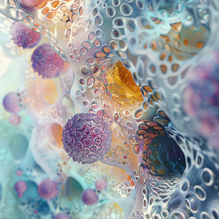 3d illustration of abstract geometric composition,digital art works. Computer generated graphics.の素材