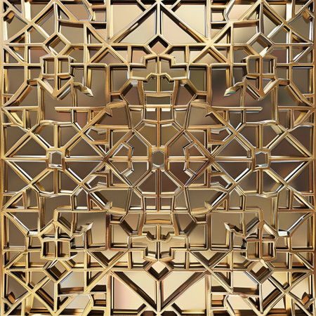 Gold metal background. 3d rendering, 3d illustration. Computer digital drawing.の素材