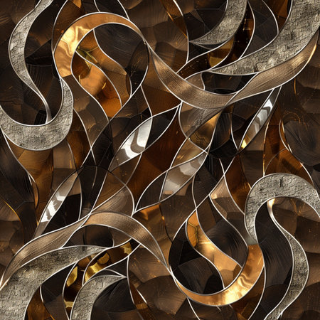 Metal pattern. Seamless texture. 3D rendering, 3D illustration.の素材