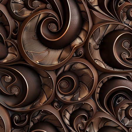 Computer generated 3D fractal artwork for creative art, design and entertainmentの素材