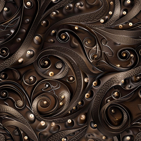 Abstract fractal computer generated composition with various geometrical shapes.の素材