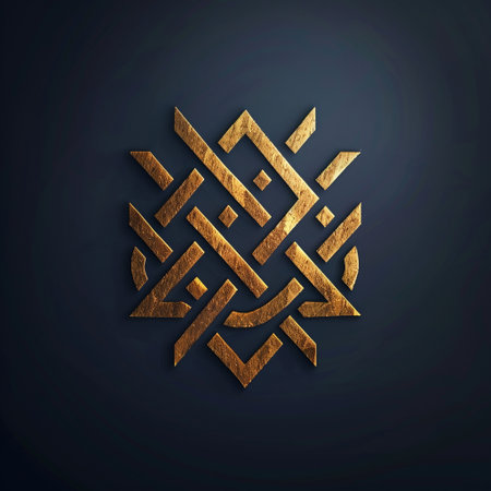Arabic ornament on a dark background. Vector illustration. Eps 10の素材
