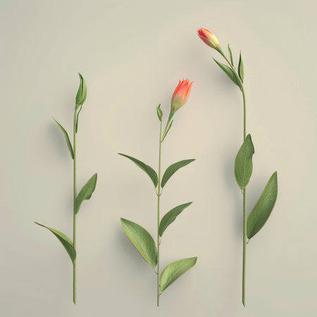 floral background with flowers and leafs - vintage effect style picturesの素材