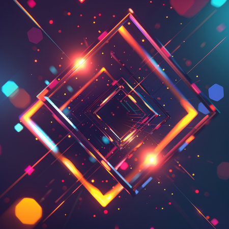 Futuristic technology abstract background. Vector illustration for your design.の素材