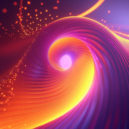abstract fractal background a computer-generated 2D illustration, textureの素材