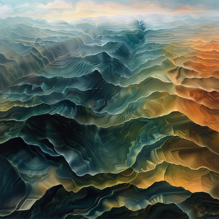 Abstract background. Multi-colored layers of marble. 3d renderの素材