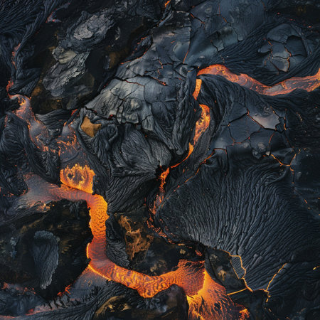 Kilauea Crater in Hawaii Volcanoes National Parkの素材