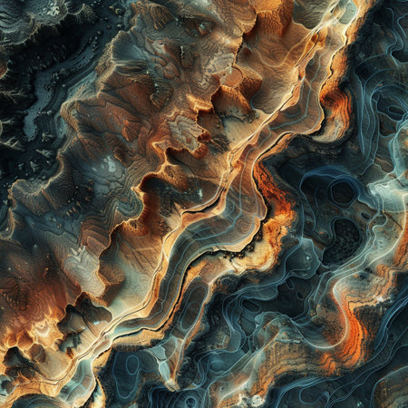 Abstract background. Psychedelic fractal texture. Digital art. 3D rendering.の素材