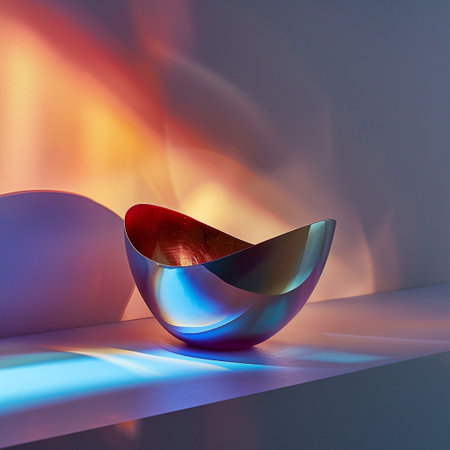 Burning candle in a glass candlestick. 3D renderingの素材