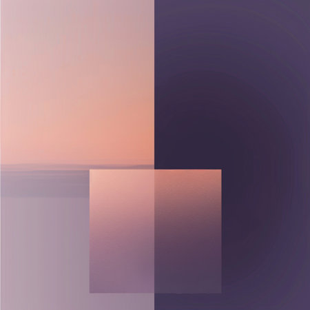 abstract background of sunset and sunrise over the sea, vector illustrationの素材