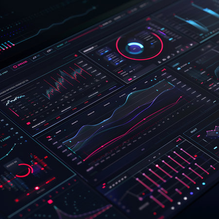 Futuristic HUD interface. Futuristic user interface. 3d renderingの素材