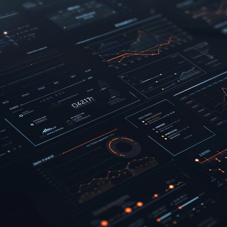 Futuristic user interface. Futuristic user interface. 3d renderingの素材