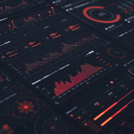 Futuristic HUD interface. Futuristic user interface. 3d renderingの素材