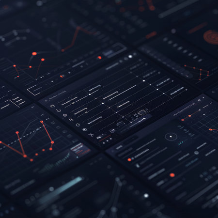 Futuristic HUD interface. Technology concept. 3D Renderingの素材