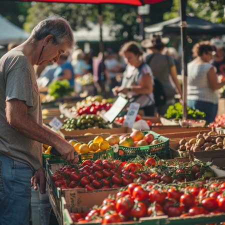 People visit Brescia market. Brescia is the largest and most populous city in the Italian region of Lombardy.の素材