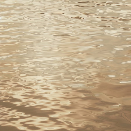 Water surface with ripples. Abstract background and texture for design.の素材