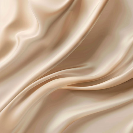 Smooth elegant golden silk can use as wedding background. In Sepia toned. Retro stylesの素材