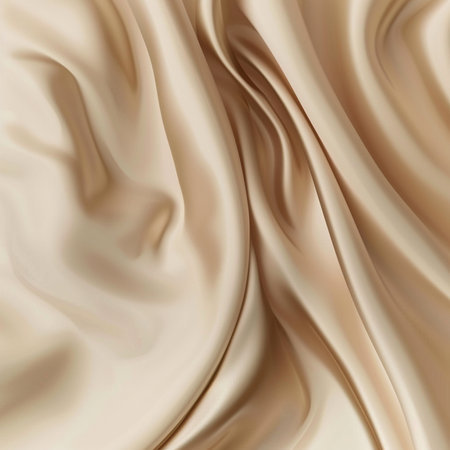 Smooth elegant golden silk can use as wedding background. In Sepia toned. Retro stylesの素材