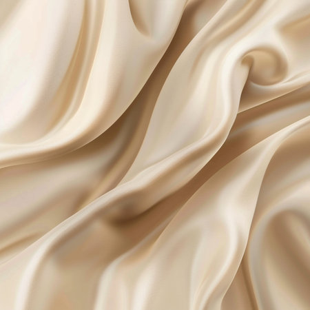 Smooth elegant golden silk can use as wedding background. In Sepia toned. Retro stylesの素材