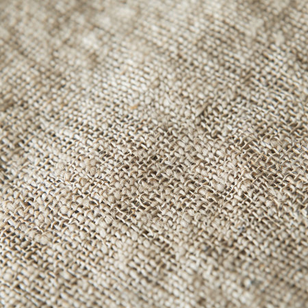 Burlap texture background. Close up of sackcloth texture.の素材