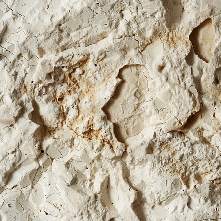 Close up of beige textured wall. Abstract background and texture for design.の素材