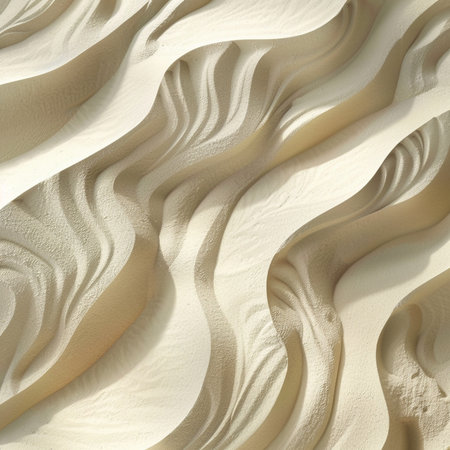 Close-up of white sand texture. Abstract background and texture for design.の素材