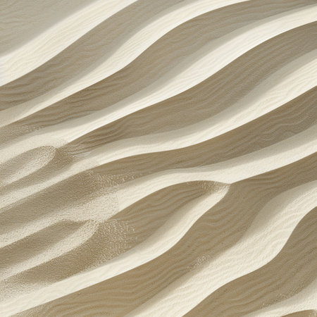 closeup of sand dunes in the desert of moroccoの素材