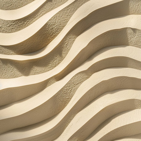Beige stone wall texture. Background and texture for graphic design.の素材