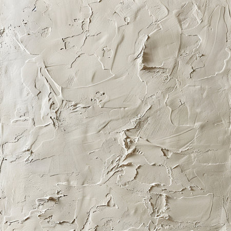 White plastered wall with plaster. Abstract background and texture for design.の素材