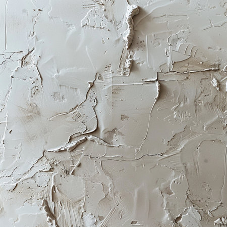 Plaster wall with cracks and scratches. Abstract background for design.の素材