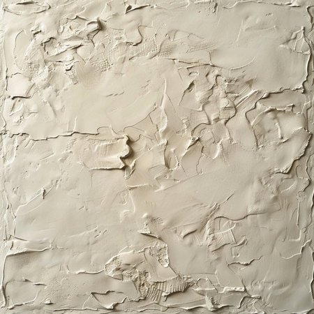 White plaster wall as a background. Texture. Close-up.の素材