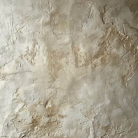 Texture of old concrete wall with cracks and scratches which can be used as a backgroundの素材