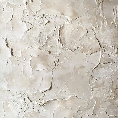 White wall with cracks and scratches. Abstract background and texture for design.の素材