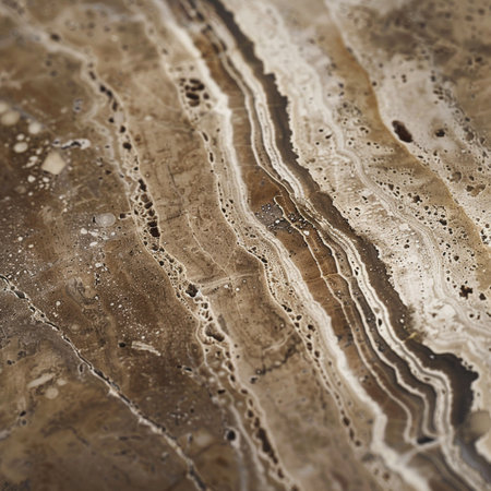 abstract background of the surface of a natural stone with visible veinsの素材