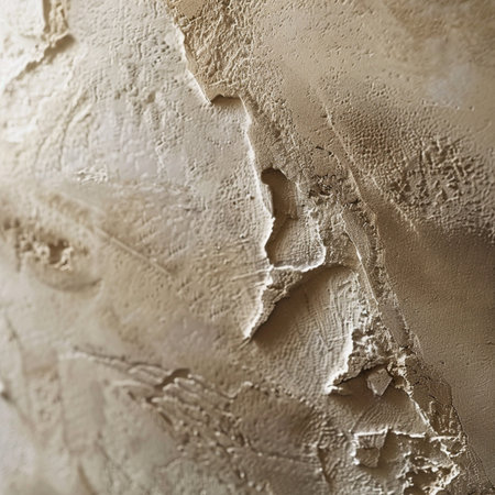 abstract background of a plaster wall, cracks and scratches in the wallの素材