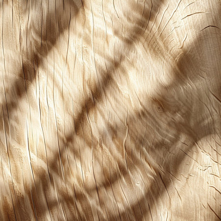 abstract background of shadows on a tree trunk, closeup of photoの素材