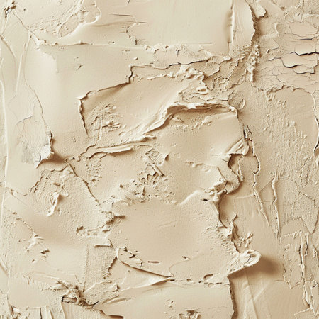 Texture of beige plastered wall. Abstract background for design.の素材