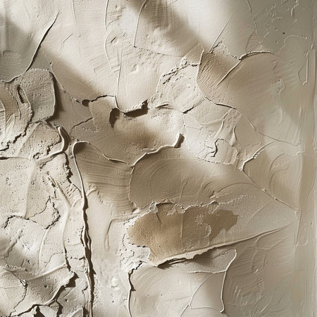 Texture of plaster on the wall as an abstract background for design.の素材