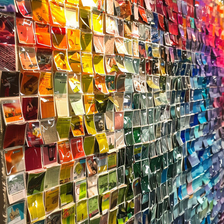 Colorful souvenirs on the streets of Barcelonaの素材